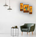 Tehzeeb Creations Set Of 3 Digital Wall Painting