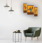 Tehzeeb Creations Set Of 3 Digital Wall Painting