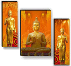 Tehzeeb Creations Set Of 3 Digital Wall Painting