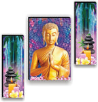 Tehzeeb Creations Set Of 3 Digital Wall Painting