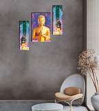 Tehzeeb Creations Set Of 3 Digital Wall Painting