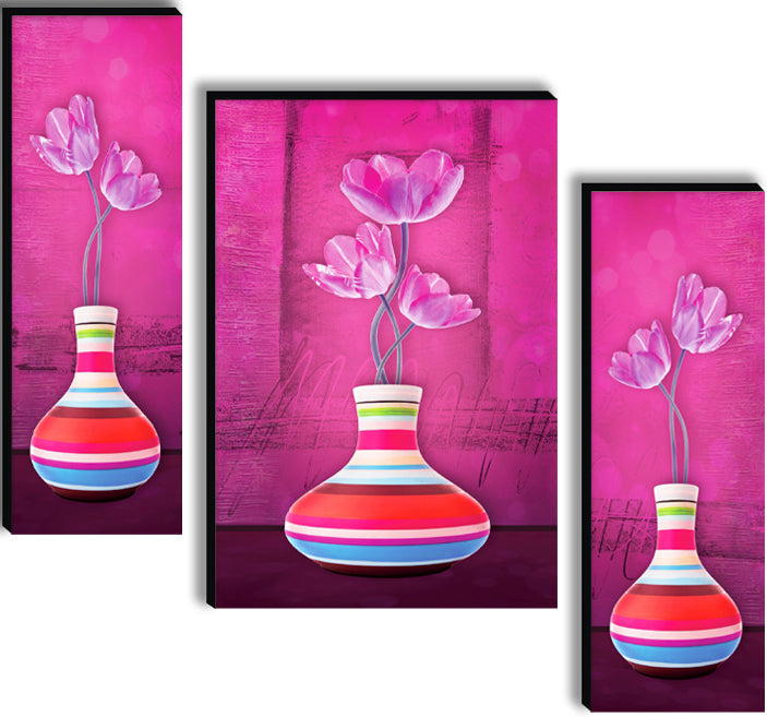 Tehzeeb Creations Set Of 3 Digital Wall Painting