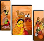 Tehzeeb Creations Set Of 3 Digital Wall Painting