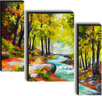 Tehzeeb Creations Set Of 3 Digital Wall Painting