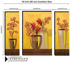 Tehzeeb Creations Set Of 3 Digital Wall Painting