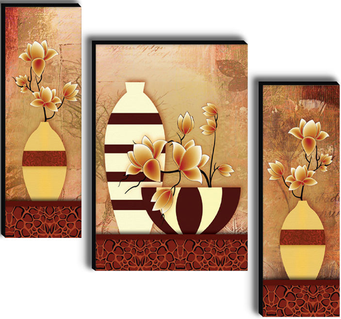 Tehzeeb Creations Set Of 3 Digital Wall Painting