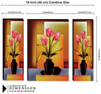 Tehzeeb Creations Set Of 3 Digital Wall Painting