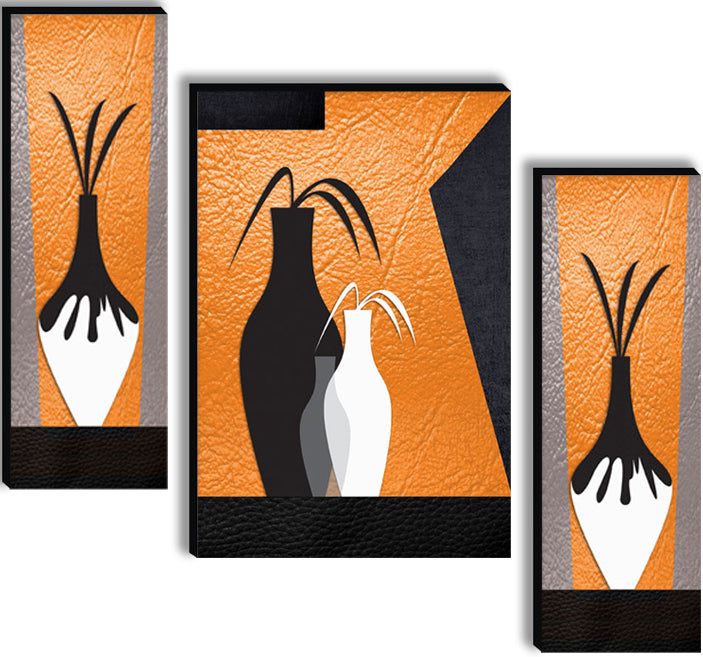 Tehzeeb Creations Set Of 3 Digital Wall Painting