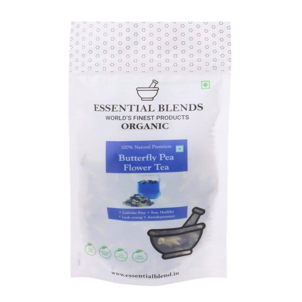 Essential Blends Organic Butterfly Pea Flower Green Tea