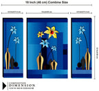Tehzeeb Creations Set Of 3 Digital Wall Painting