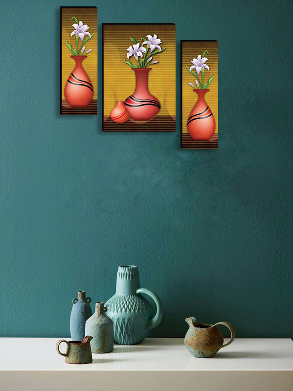 Tehzeeb Creations Set Of 3 Digital Wall Painting