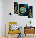 Tehzeeb Creations Set Of 3 Digital Wall Painting