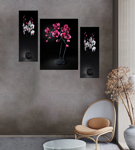 Tehzeeb Creations Set Of 3 Digital Wall Painting