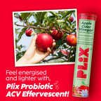 PLIX The Plant Fix Probiotics+ ACV Apple Cider Vinegar Effervescent Tablets