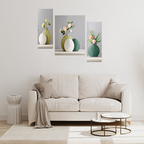 Tehzeeb Creations Set Of 3 Digital Wall Painting