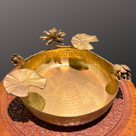 Brass Flower Fancy Bowl