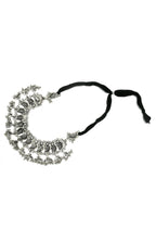 Mominos Fashion Johar Kamal Oxidised Silver-Plated Brass Finish Peacock Choker For Women (Silver) - Distacart