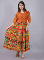 Vamika Multicolor Cotton Printed Party/Casual Wear Kurti (GAM25K)