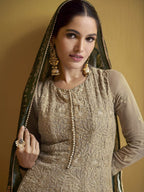 Myra Coco Real Georgette Embroidered Party Wear Suit