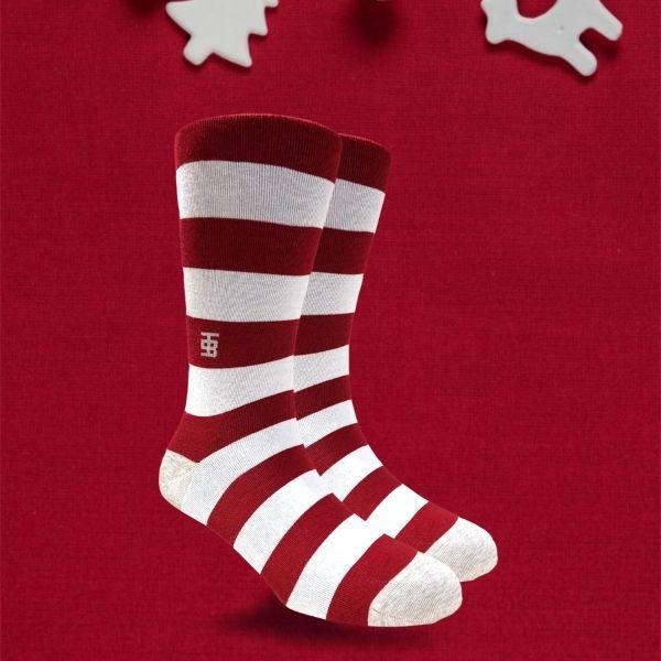 Socksoho Luxury Men Socks Cranberry Edition