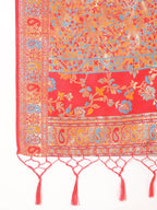 Janasya Pink Chanderi Silk Pashmina Woven Design Saree - Distacart