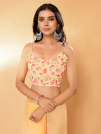 Janasya Multicolor Georgette Ombre Printed Saree - Distacart