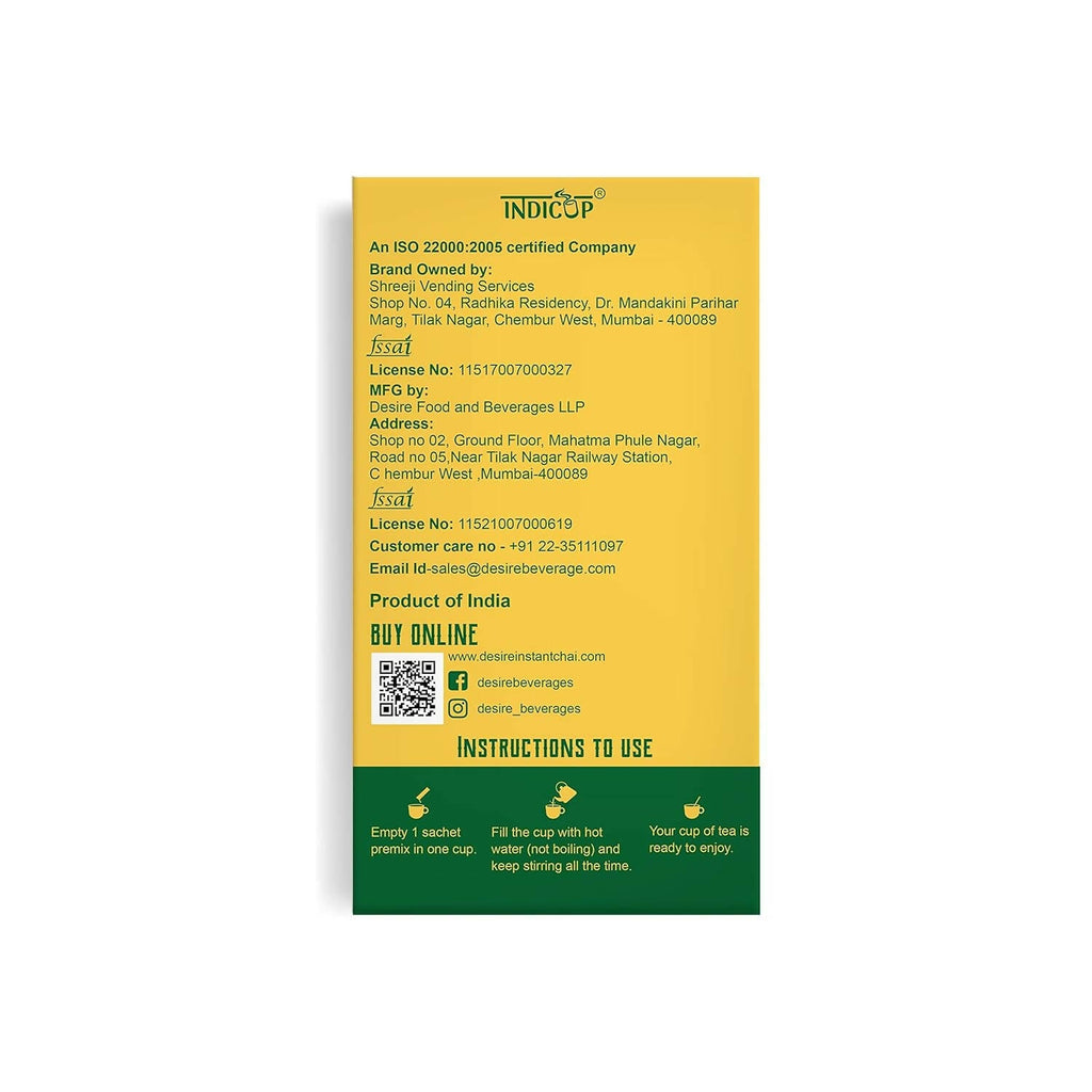 Indicup Lemongrass Ginger Tea Instant Premix - Distacart