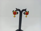 Terracotta Button Studs