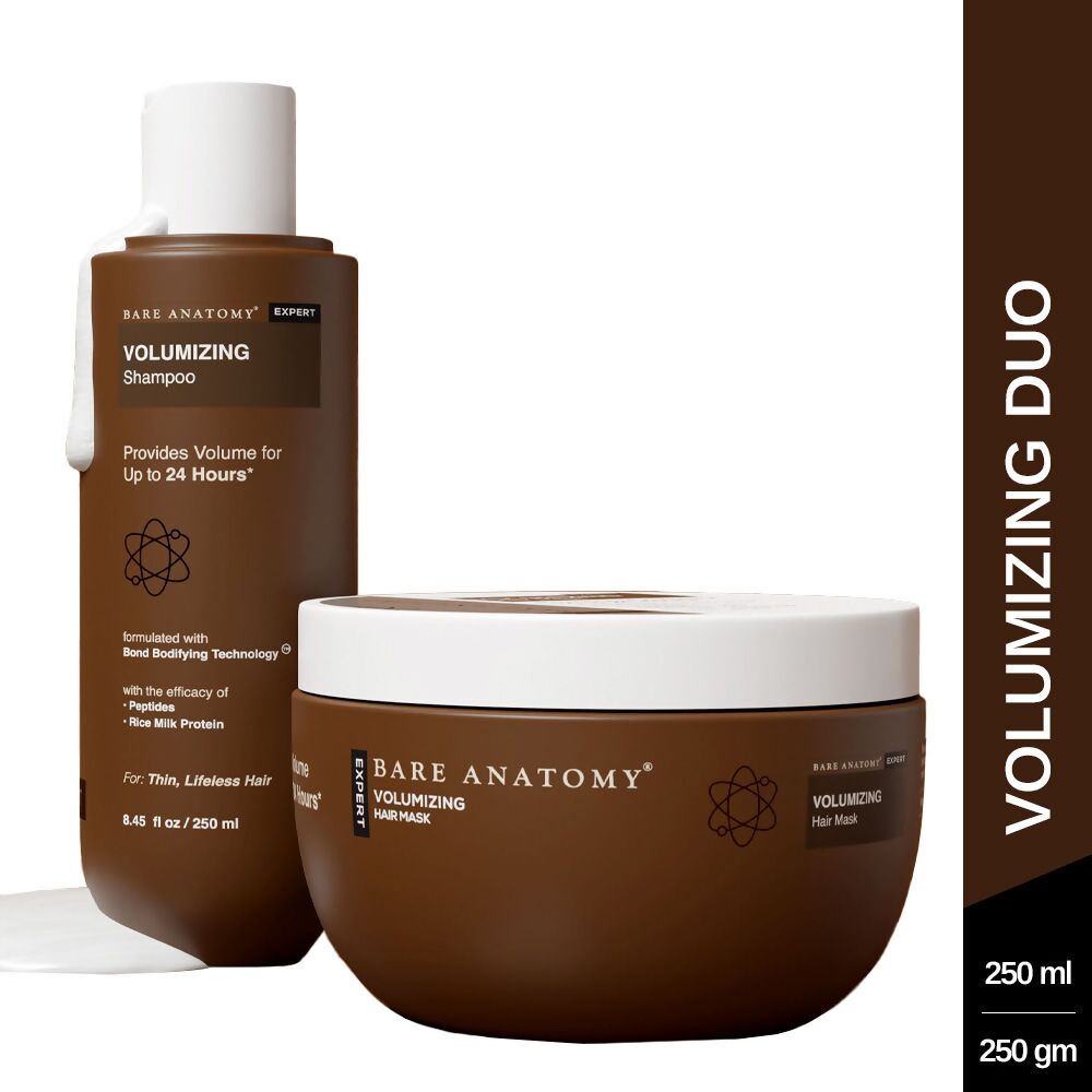 Bare Anatomy Expert Volumizing Shampoo &  Hair Mask Kit