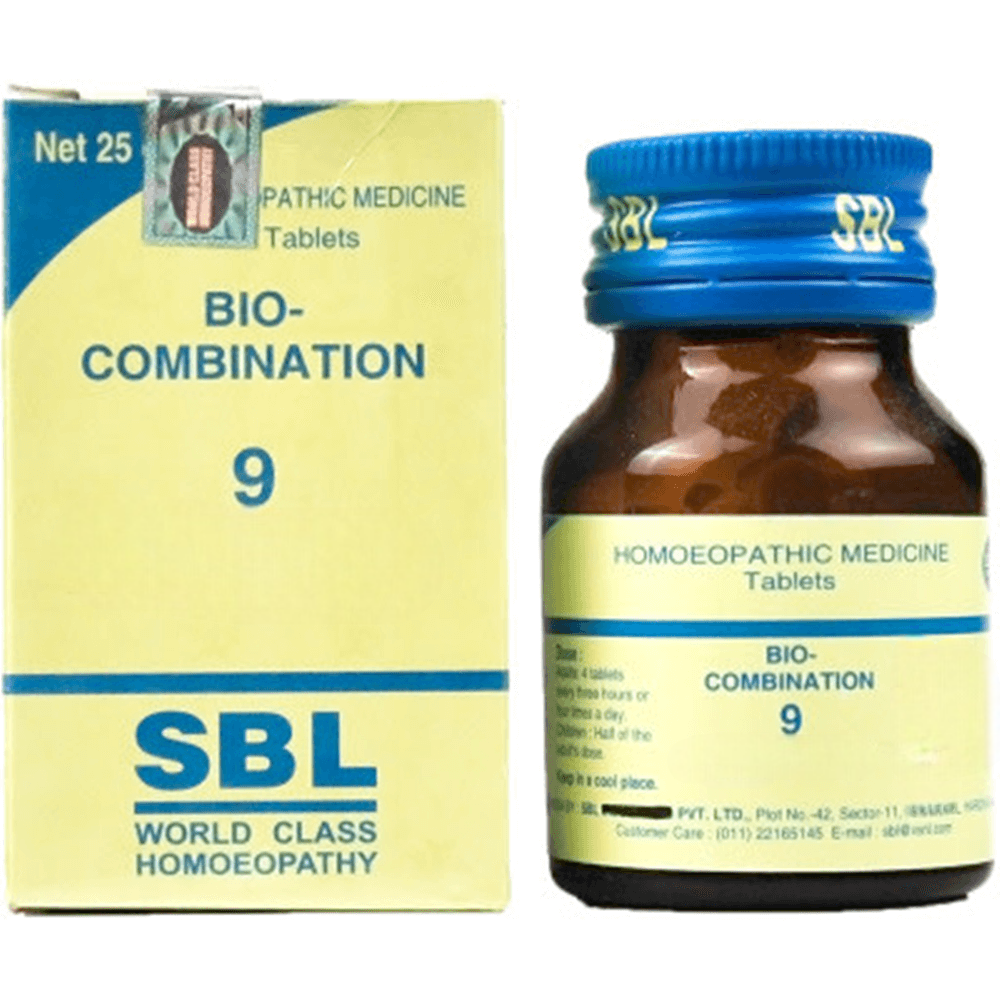 SBL Homeopathy Bio - Combination 9 Tablets - Distacart