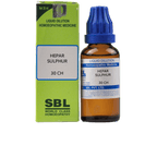 SBL Homeopathy Hepar Sulphur Dilution 30 CH