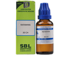 SBL Homeopathy Ratanhia Dilution