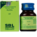 SBL Homeopathy Silicea Biochemic Tablet 6X