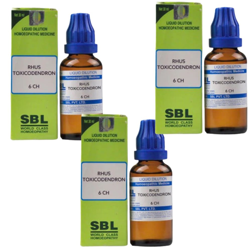 SBL Homeopathy Rhus Toxicodendron Dilution - Distacart