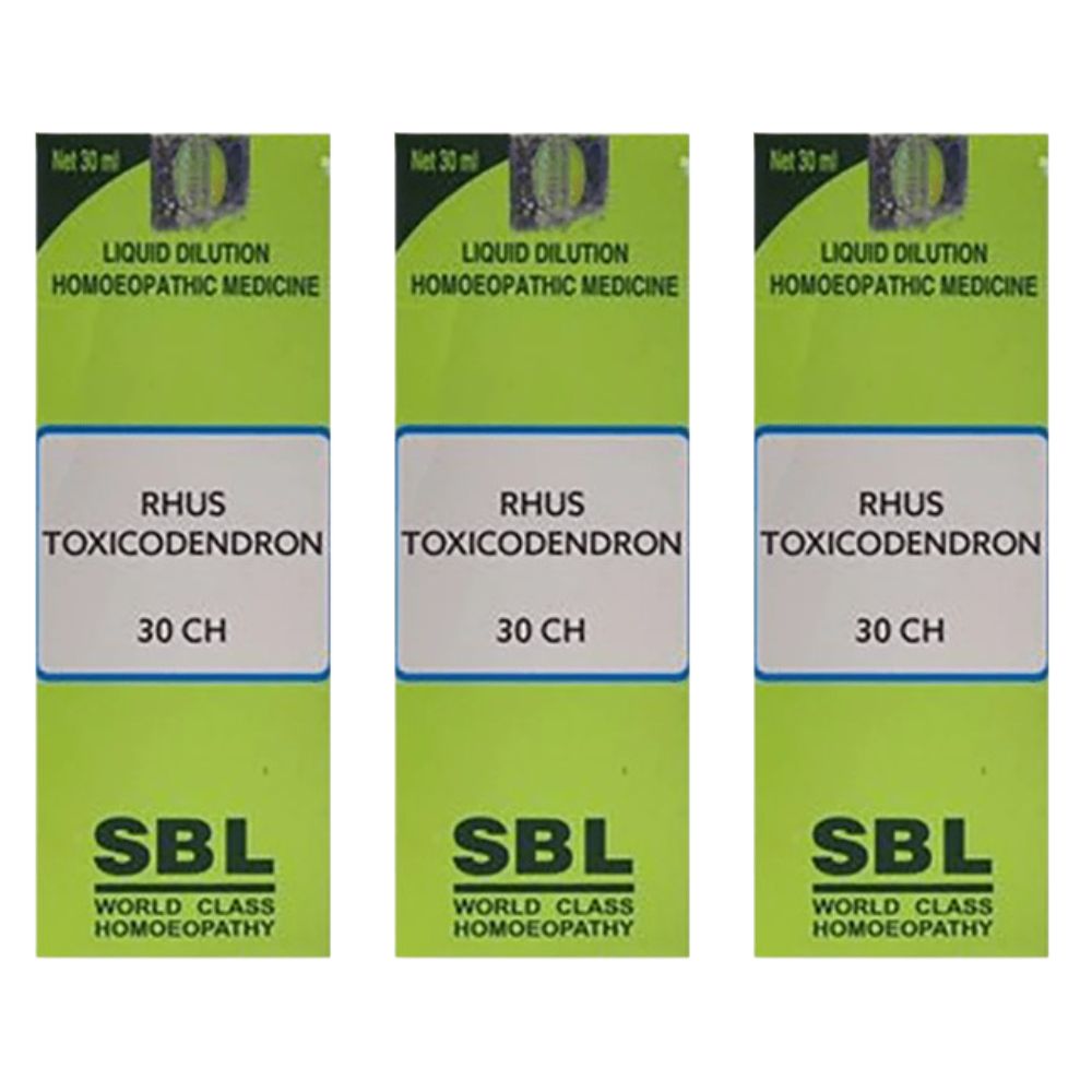 SBL Homeopathy Rhus Toxicodendron Dilution - Distacart