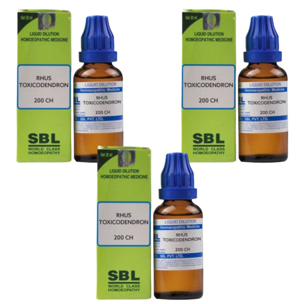 SBL Homeopathy Rhus Toxicodendron Dilution - Distacart