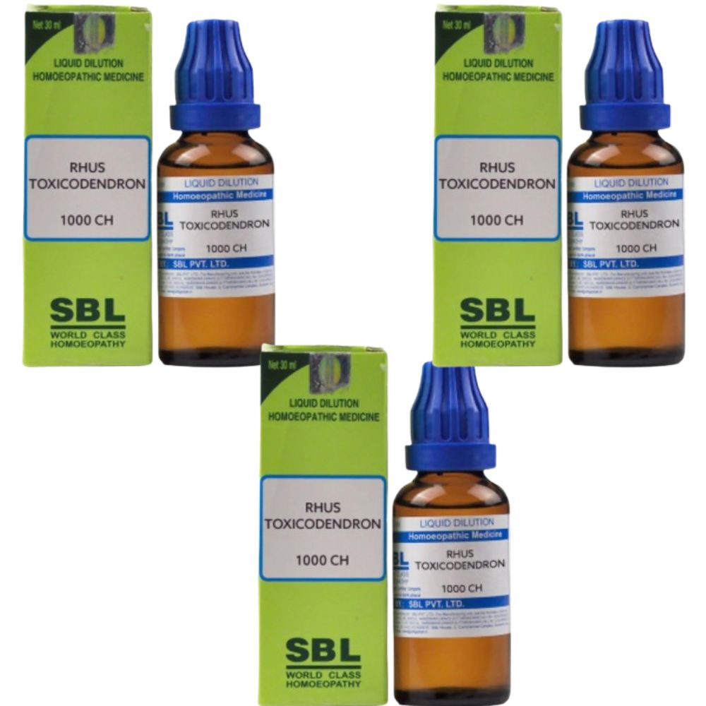 SBL Homeopathy Rhus Toxicodendron Dilution - Distacart