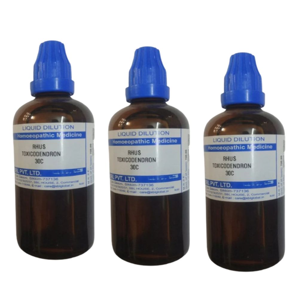 SBL Homeopathy Rhus Toxicodendron Dilution - Distacart