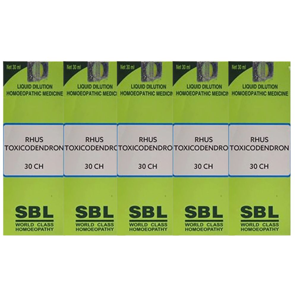 SBL Homeopathy Rhus Toxicodendron Dilution - Distacart