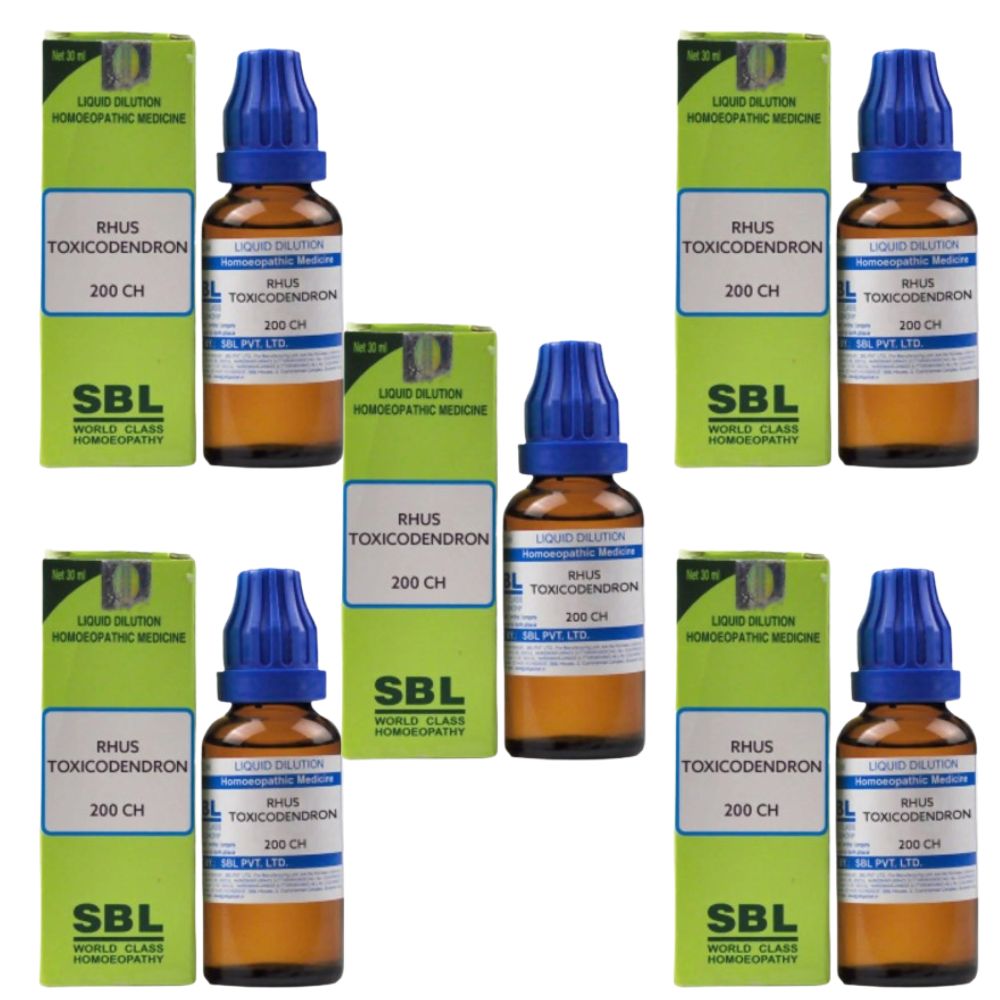 SBL Homeopathy Rhus Toxicodendron Dilution - Distacart