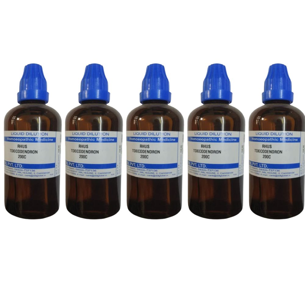 SBL Homeopathy Rhus Toxicodendron Dilution - Distacart