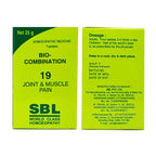 SBL Homeopathy Bio-Combination 19  