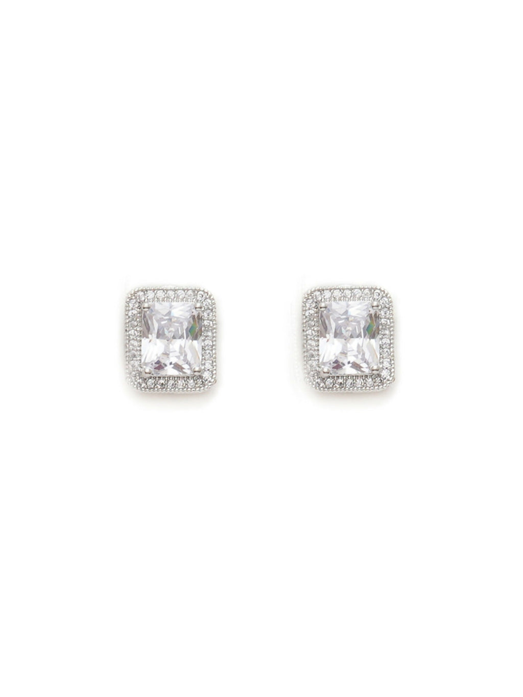 stone stud (white) - Ruby Raang - Distacart