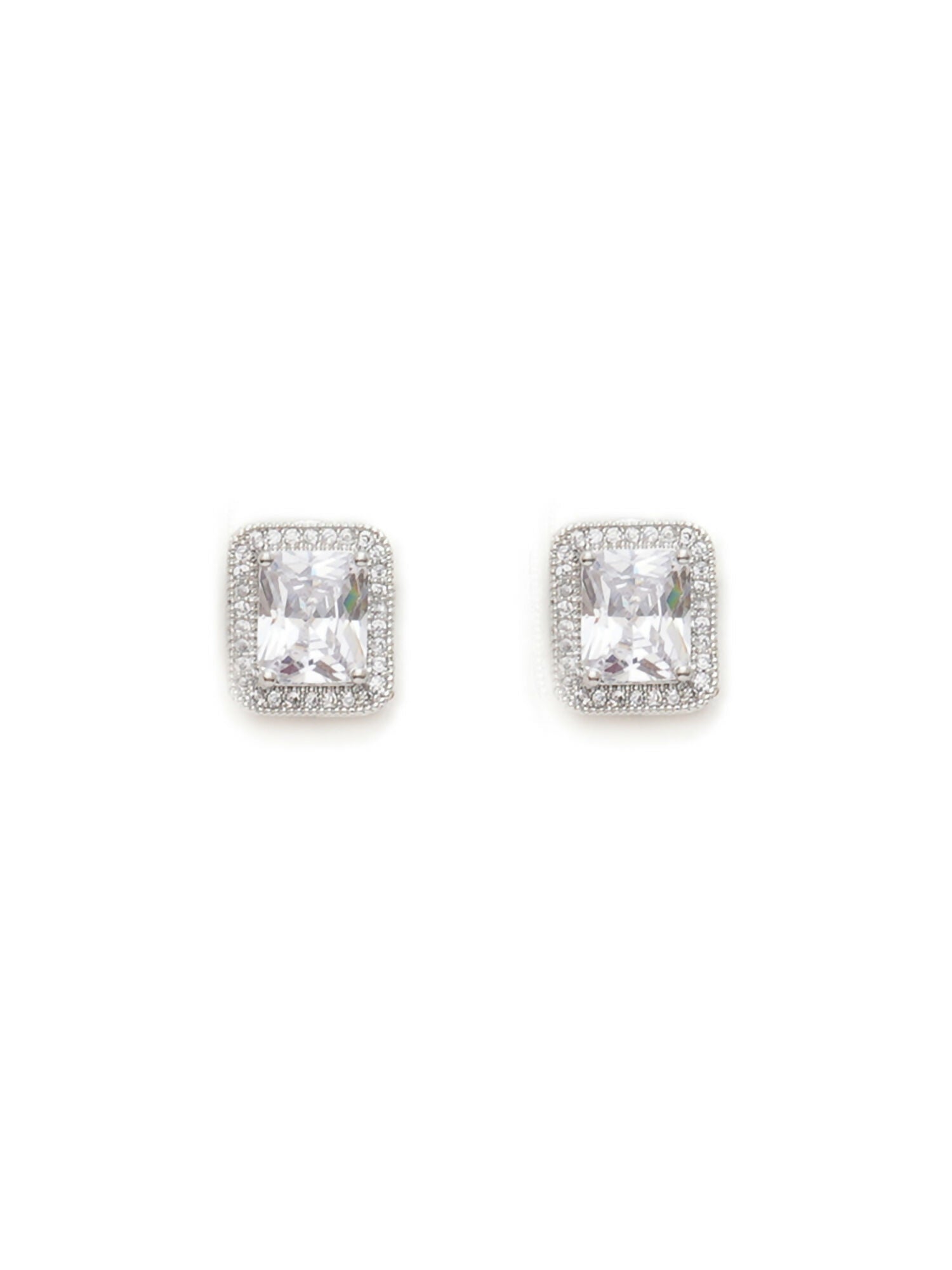 stone stud (white) - Ruby Raang - Distacart