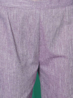 Women Republic Purple Cotton Kafttan With Palazzo - Distacart