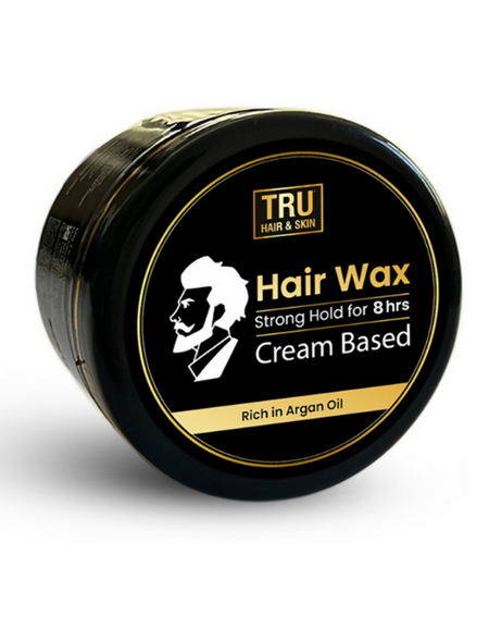 Tru Hair & Skin Strong Hold For 12-Hours Hair Wax Cream with Argan Oil