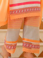 Embroidered & Printed Kurta With Pant & Dupatta Premium, Multicolor - Hiral Fashion - Distacart