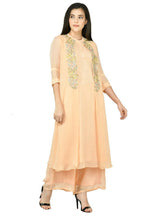 Joban Fashion Peach Viscose Kurta Set
