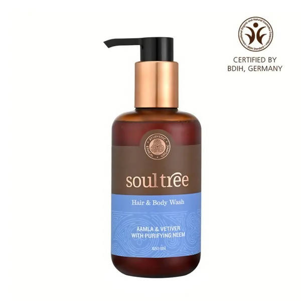 Soultree Hair & Body Wash - Aamla & Vetiver with Purifying Neem