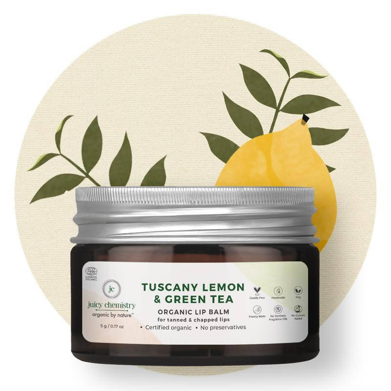 Juicy Chemistry Tuscany Lemon & Green Tea Lip Balm